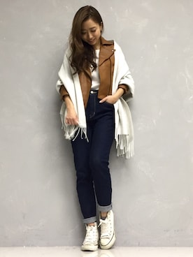 Tomomi Watanabeさん（レディース・150cm）の秋コーディネート