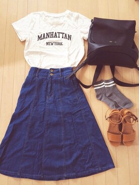 しさん(レディース・156cm)の夏コーディネート