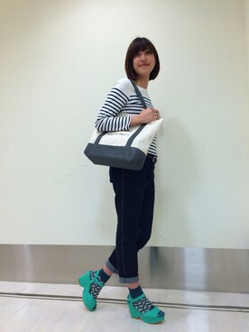 「ソックス」｜ORientalTRafficルミネ横浜さん（レディース・166cm）の春コーディネート