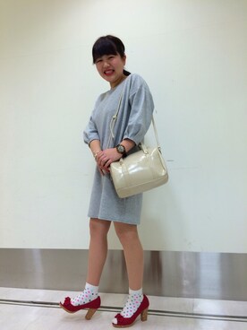 「ソックス」｜ORientalTRafficルミネ横浜さん（レディース・166cm）の春コーディネート