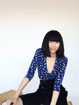 「rag & bone（ラグアンドボーン）のアイテム（スカート）」を使った、weiさん（レディース・168cm）の夏コーディネート