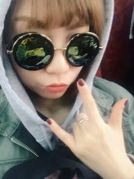 「アイテム（トレンチコート、グリーン系）」を使った、ivyさん（レディース・163cm）の秋コーディネート