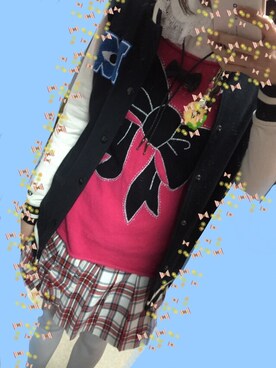「白タイツ」｜「アイテム（スタジャン）」を使った、りえさん（レディース・168cm）の春コーディネート