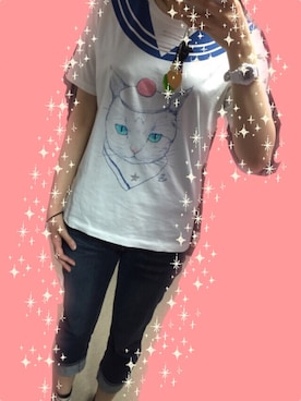 「ネコちゃん」｜りえさん（レディース・168cm）の春コーディネート