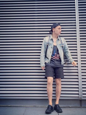 「A&F（エーアンドエフ）のアイテム（ジャケット/アウター）」を使った、Y_25angさん（メンズ・172cm）の秋コーディネート