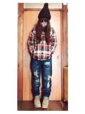 「CODEのアイテム」を使った、☆kiraky☆さん（レディース・156cm）の冬コーディネート