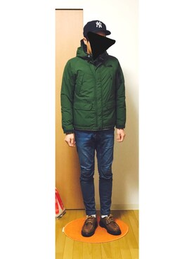 「SHIPS JET BLUE（シップスジェットブルー）のアイテム（ブーツ）」を使った、スーさん（メンズ・173cm）の冬コーディネート