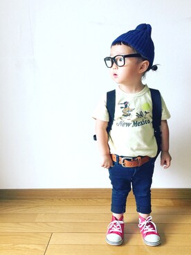 *𝙰𝙽𝚂_𝙼𝙴*さん(キッズ・80cm)の春コーディネート