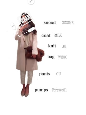 「コンサバ」｜「アイテム（その他）」を使った、あゆさん（レディース・175cm）の冬コーディネート