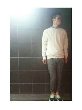 「RALPH LAUREN（ラルフ ローレン）のアイテム（シャツ/ブラウス）」を使った、浅井俊助さん（メンズ・178cm）の春コーディネート