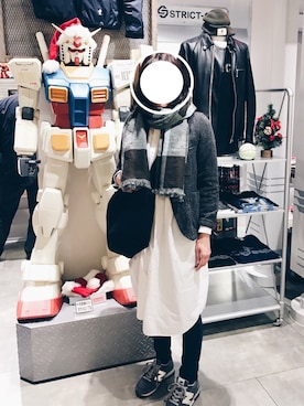 「Engineered Garments（エンジニアードガーメンツ）のアイテム（ジャケット/アウター）」を使った、kaoさん（レディース・162cm）の冬コーディネート