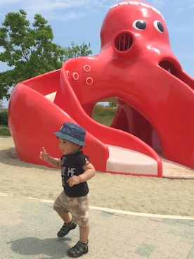 junjunさん（キッズ・80cm）の夏コーディネート