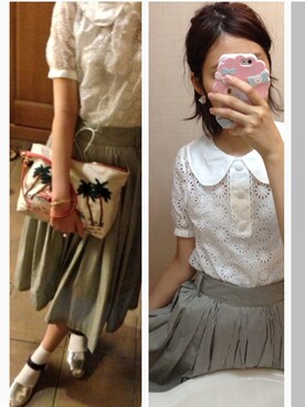 美里さん（レディース・167cm）の夏コーディネート