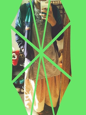 「STARSTYLING（スタースタイリング）のアイテム」を使った、kanoさん（レディース・163cm）の秋コーディネート