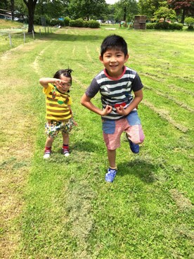 ヒロさん（キッズ・90cm）の春コーディネート