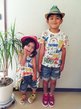 ヒロさん（キッズ・90cm）の夏コーディネート
