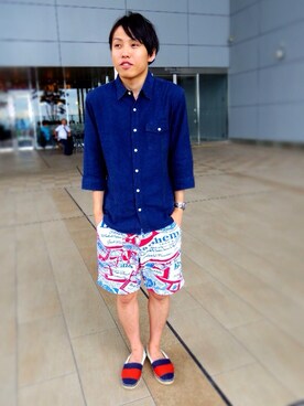 けーちゃんさん(メンズ・168cm)の夏コーディネート