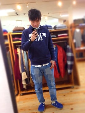 けーちゃんさん（メンズ・168cm）の冬コーディネート