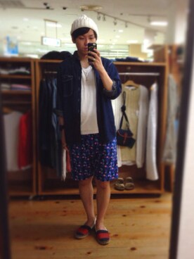 けーちゃんさん（メンズ・168cm）の夏コーディネート