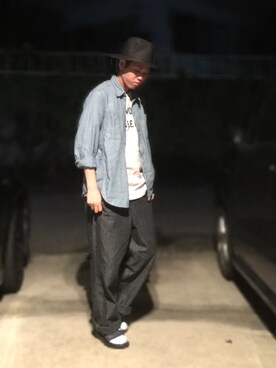 「BRONTE（ブロンテ）のアイテム」を使った、けーちゃんさん（メンズ・168cm）の春コーディネート