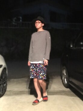 「BRONTE（ブロンテ）のアイテム」を使った、けーちゃんさん（メンズ・168cm）の夏コーディネート