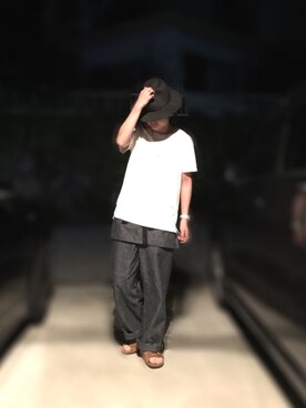 「BRONTE（ブロンテ）のアイテム」を使った、けーちゃんさん（メンズ・168cm）の夏コーディネート