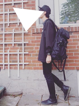 「URBAN RESEARCH（アーバンリサーチ）のアイテム（ブーツ）」を使った、dさん（メンズ・185cm）の秋コーディネート