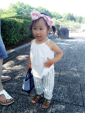 Rei＊さん（キッズ・90cm）の夏コーディネート