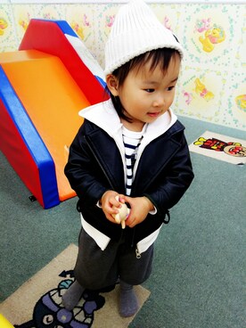 Rei＊さん（キッズ・90cm）の冬コーディネート