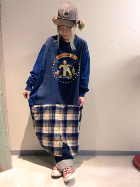 「アイテム（ワンピース/ドレス）」を使った、HANAさん（レディース・155cm）の秋コーディネート