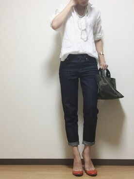 「Herve Chapelier（エルベシャプリエ）のアイテム」を使った、minminmaaaさん（レディース・168cm）の夏コーディネート