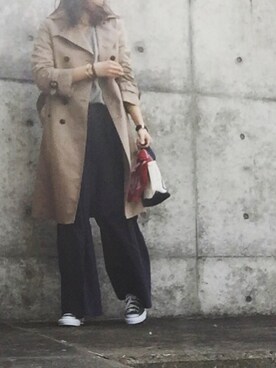 「PINCEAU（パンソー）のアイテム」を使った、minminmaaaさん（レディース・168cm）の春コーディネート