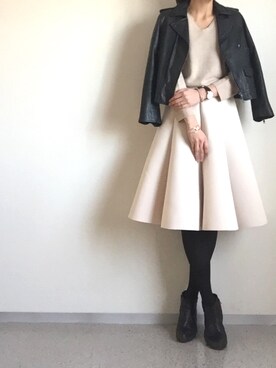 「MACPHEE（マカフィー）のアイテム（ジャケット/アウター）」を使った、minminmaaaさん（レディース・168cm）の春コーディネート
