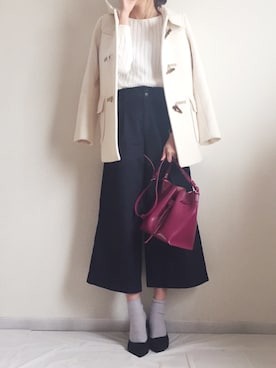 「夢展望（ユメテンボウ）のアイテム」を使った、minminmaaaさん（レディース・168cm）の冬コーディネート
