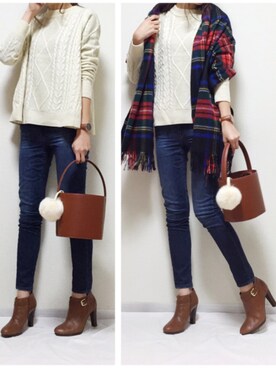 minminmaaaさん（レディース・168cm）の冬コーディネート