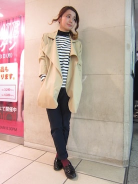 市毛☆さん（レディース・158cm）の冬コーディネート