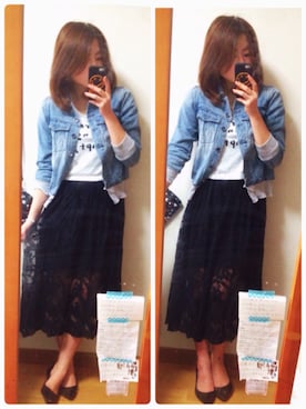 「murua」｜chisatoさん（レディース・159cm）の春コーディネート