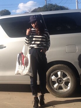 「Ameri（アメリ）のアイテム（スニーカー）」を使った、kukumikoさん（レディース・158cm）の春コーディネート