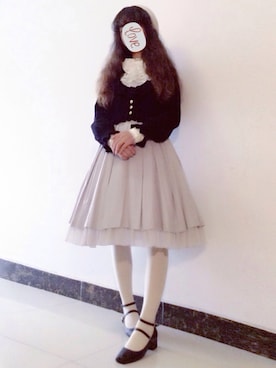 「BABY, THE STARS SHINE BRIGHT」｜「アイテム（ドレス）」を使った、Pさん（レディース・158cm）の秋コーディネート