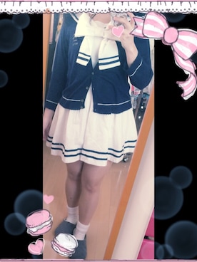 「ARROW（アロー）のアイテム（ワンピース/ドレス）」を使った、ちゅなさん（レディース・155cm）の夏コーディネート