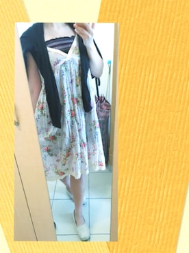 「ワンピース×カーディガン」｜ちゅなさん（レディース・155cm）の秋コーディネート