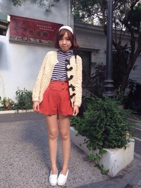 Alina Changさん（レディース・161cm）の春コーディネート