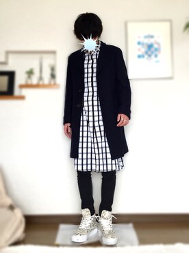 「JEANASIS（ジーナシス）のアイテム（ワンピース/ドレス）」を使った、アザミさん（メンズ・175cm）の冬コーディネート