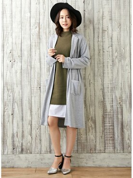 「チェスター」｜「アイテム（その他）」を使った、INGNI STORE(イングストア）さん（レディース・166cm）の冬コーディネート