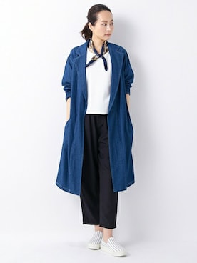 「ショールカーディガン」｜INGNI STORE(イングストア）さん（レディース・166cm）の春コーディネート