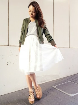 「甘辛mix」｜INGNI STORE(イングストア）さん（レディース・166cm）の春コーディネート