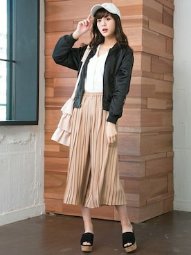 「春物」｜「アイテム（その他）」を使った、INGNI STORE(イングストア）さん（レディース・171cm）の冬コーディネート