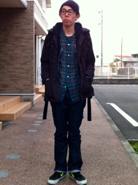 Heroさん(メンズ・173cm)の冬コーディネート