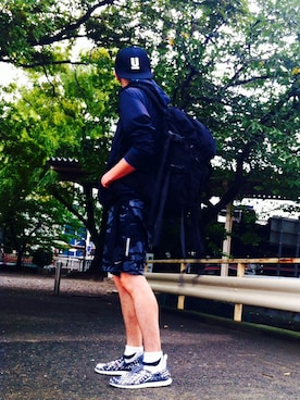 「Undercoverism（アンダーカバイズム）のアイテム（キャップ）」を使った、Heroさん（メンズ・173cm）の夏コーディネート