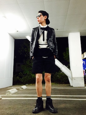 「SISE（シセ）のアイテム（帽子）」を使った、Heroさん（メンズ・173cm）の春コーディネート